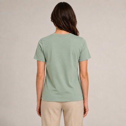 Crew Neck T-Shirt - Sage