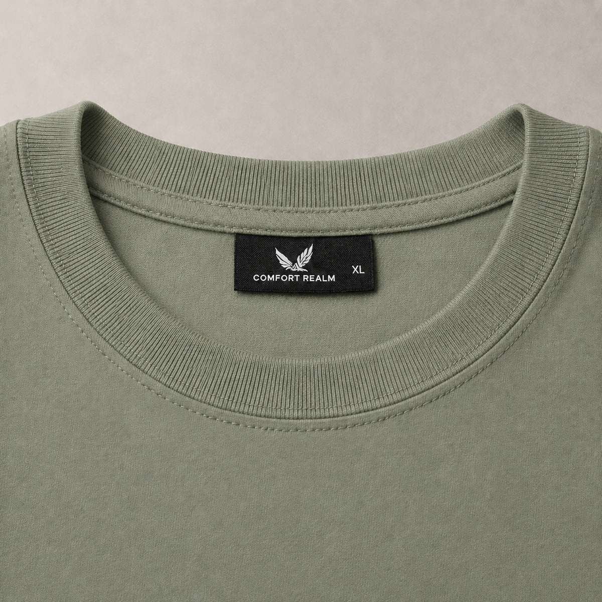 Crew Neck T-Shirt - Sage