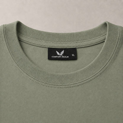 Crew Neck T-Shirt - Sage