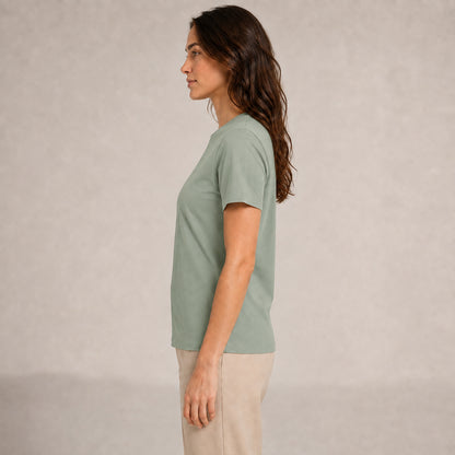 Crew Neck T-Shirt - Sage