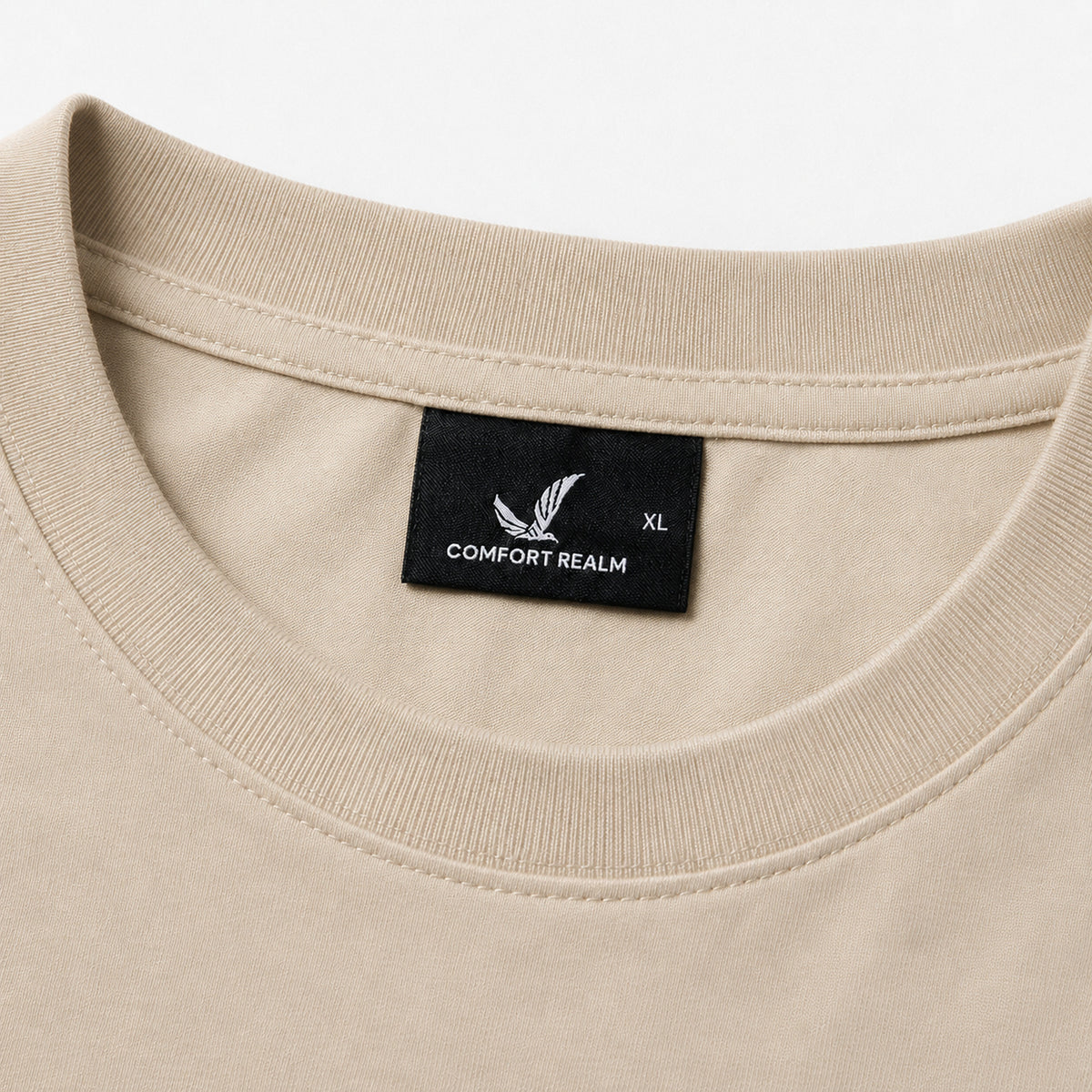 Drop Shoulder Oversized T-Shirt - Smokey Taupe