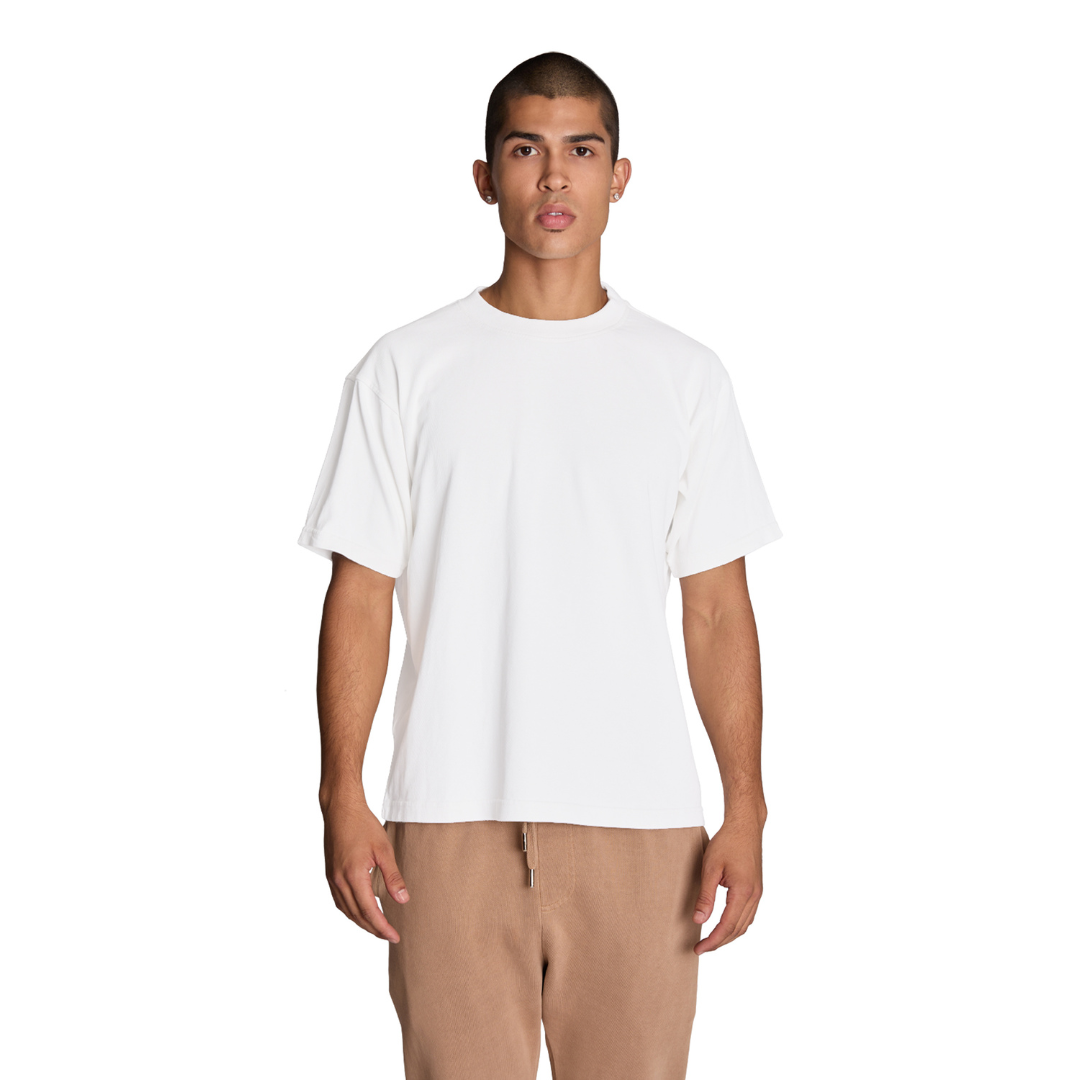 Drop Shoulder Oversized T-Shirt - White