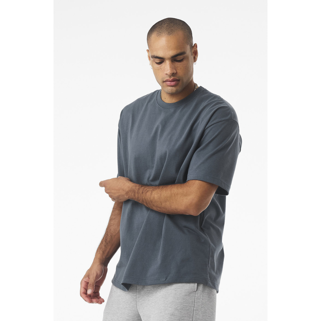 Drop Shoulder Oversized T-Shirt - Charcoal