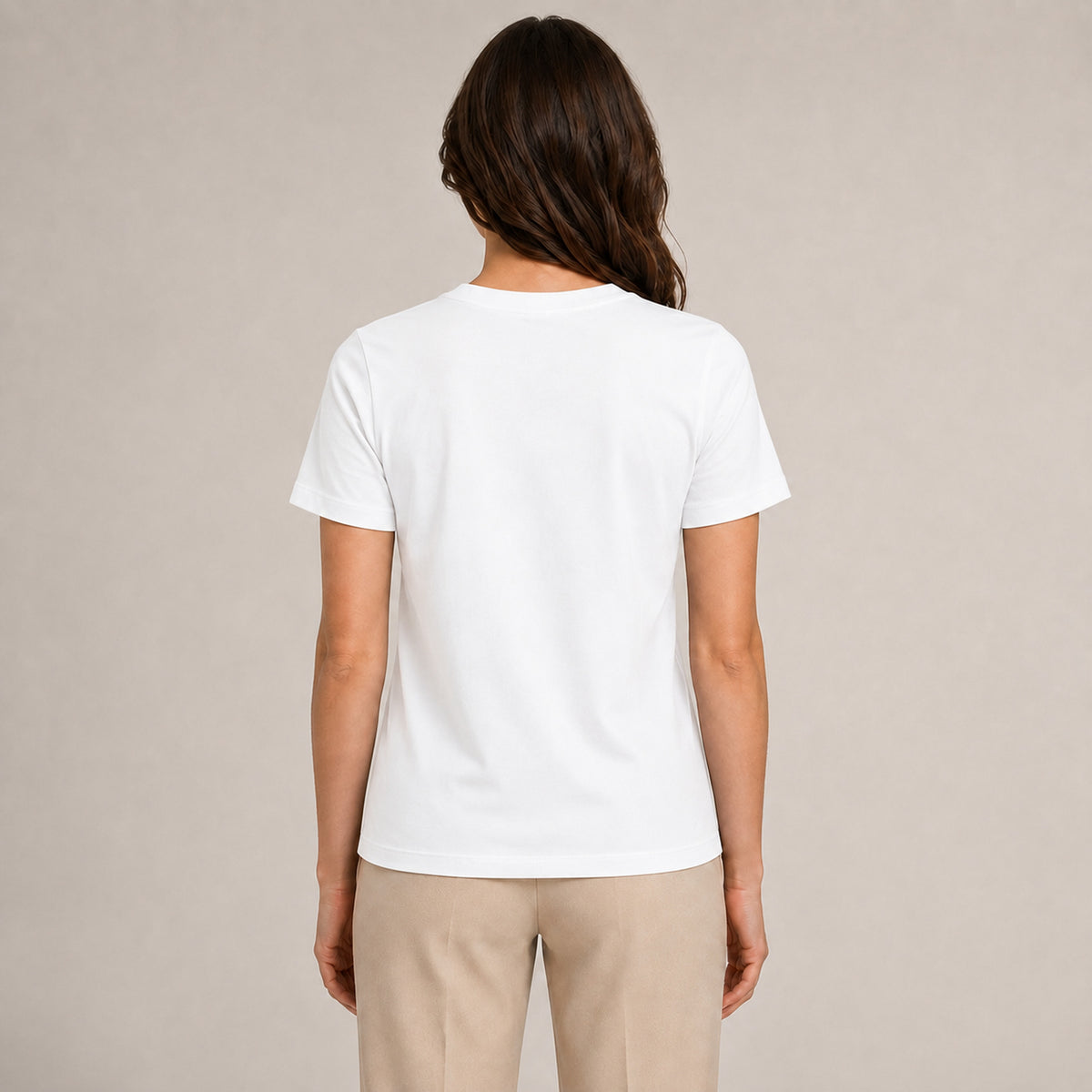 Crew Neck T-Shirt - White