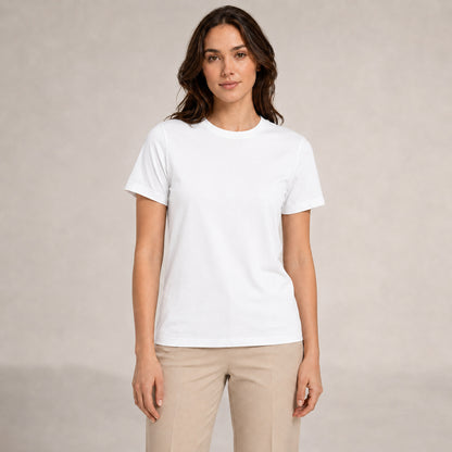 Crew Neck T-Shirt - White