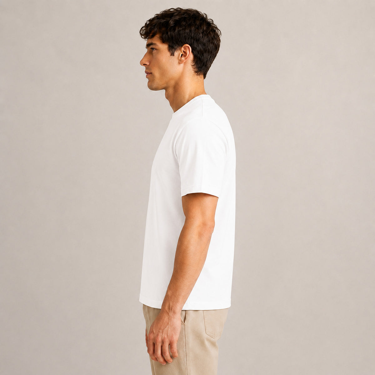 Crew Neck T-Shirt - White