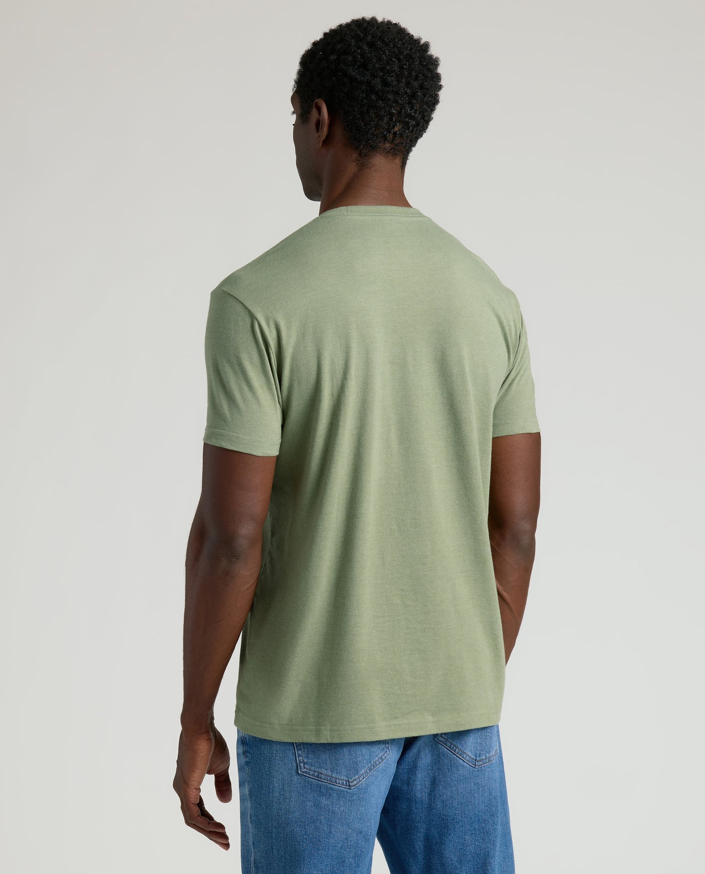Crew Neck T-Shirt - Sage