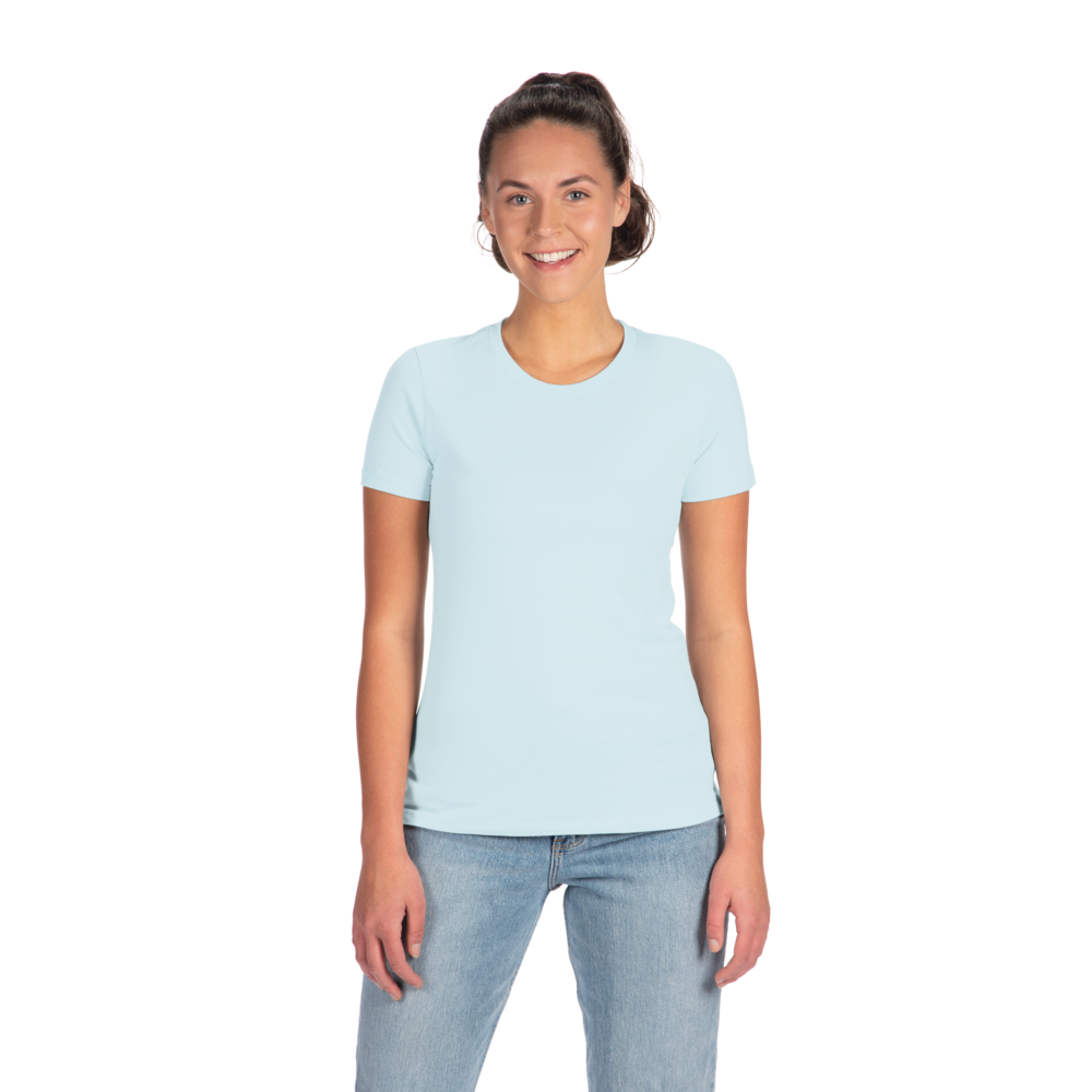 Crew Neck T-Shirt - Powder Blue