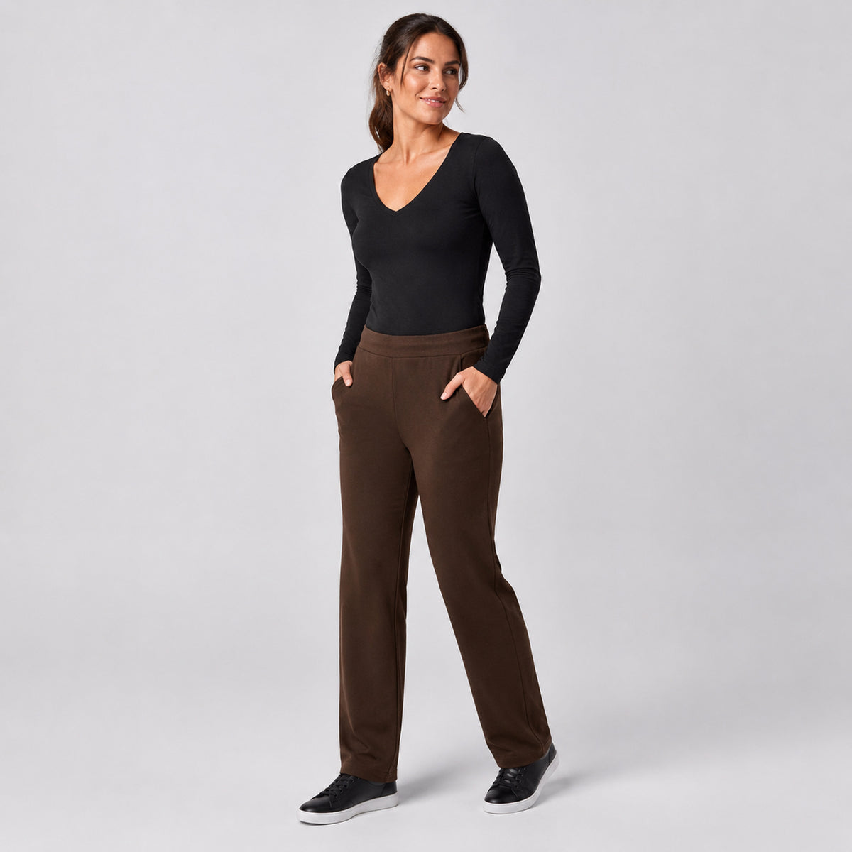 Basic Trousers - Chocolate