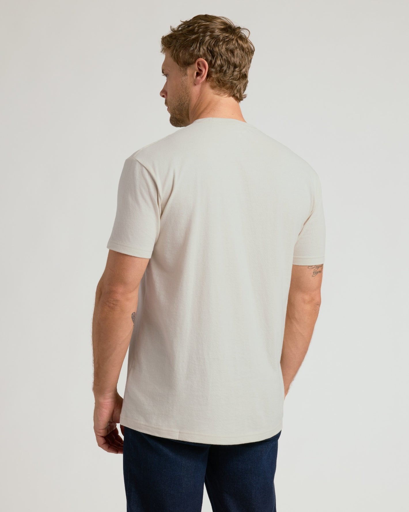 Crew Neck T-Shirt - Ivory