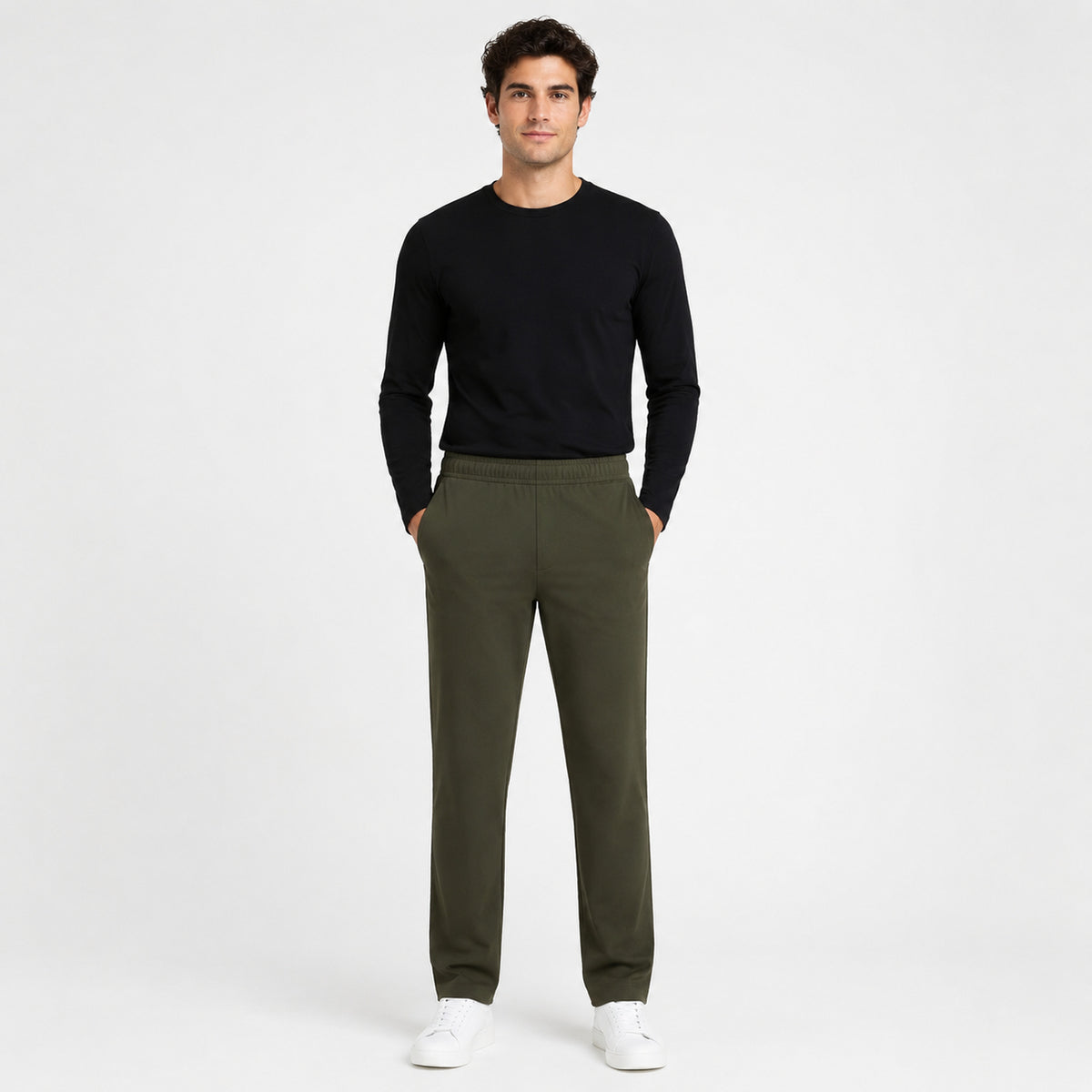 Basic Trousers - Olive