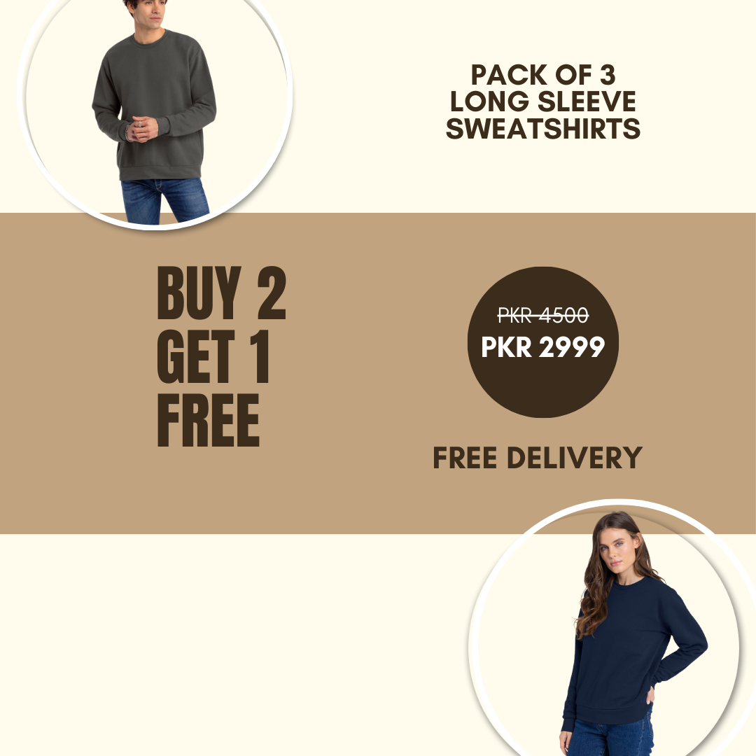 Pack of 3 - Long Sleeves