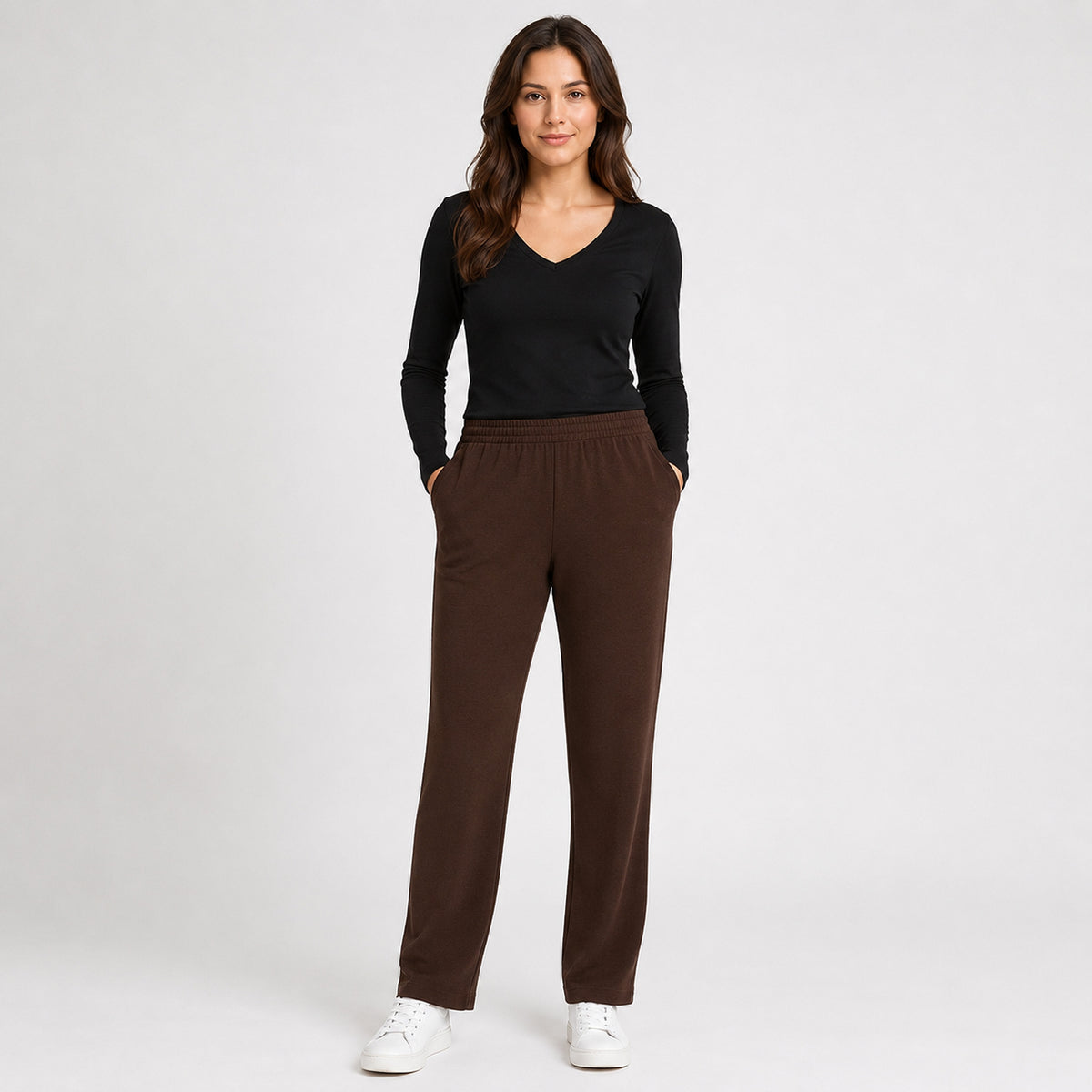 Basic Trousers - Chocolate