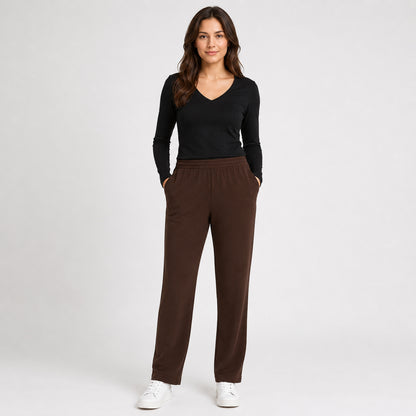 Basic Trousers - Chocolate
