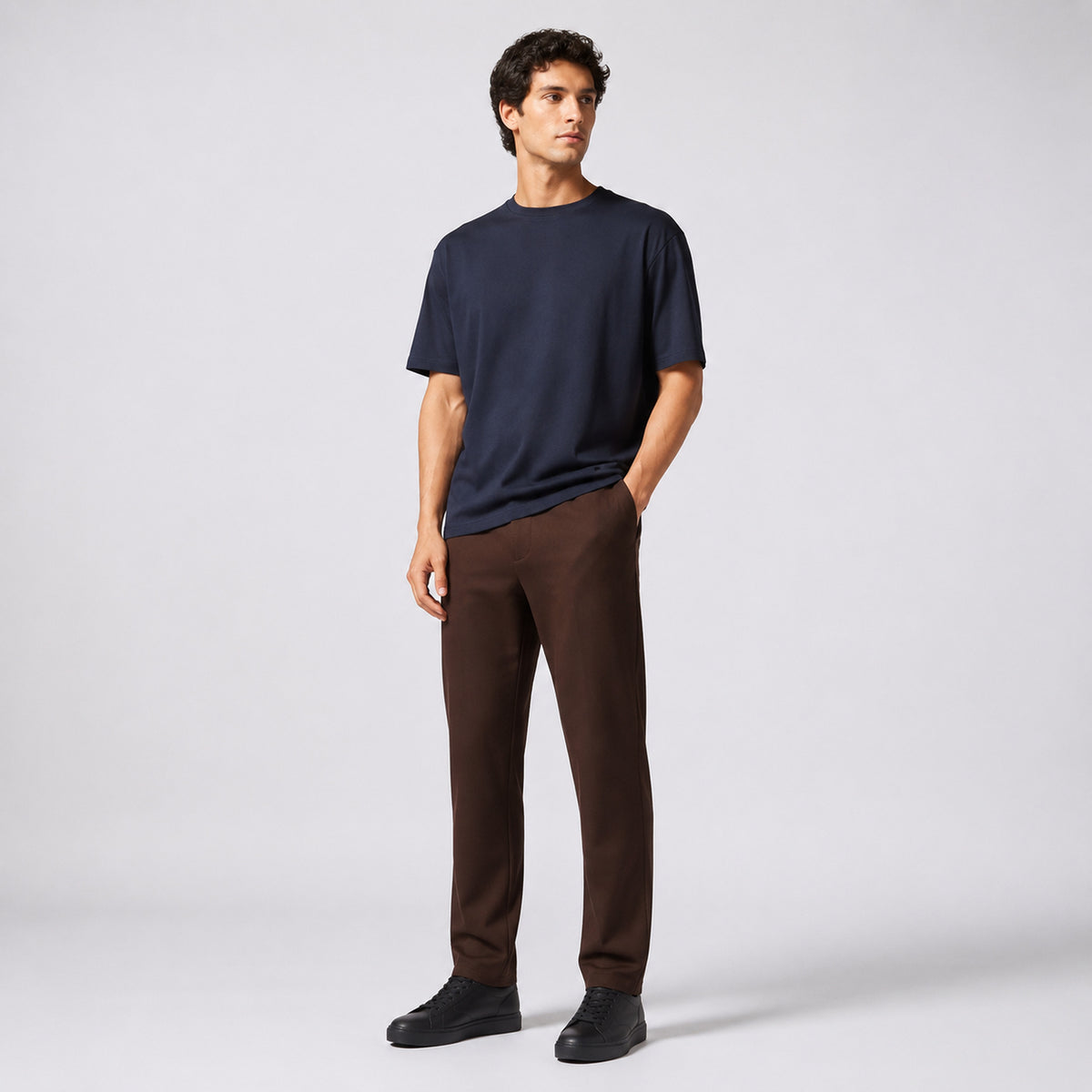 Basic Trousers - Chocolate